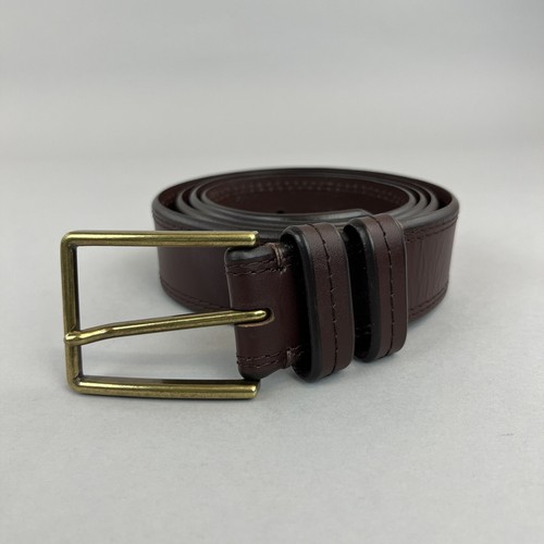 Brown leather jeans - brown,