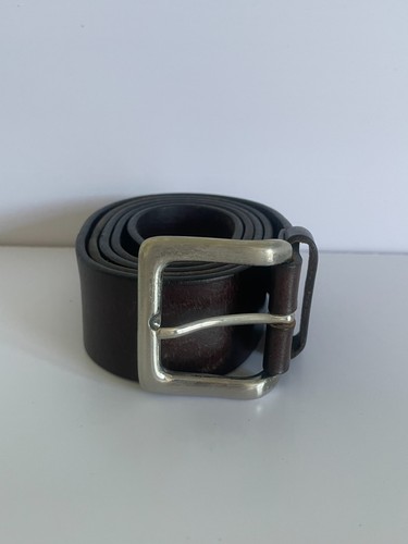 Brown leather belt size - leather,