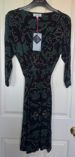 Dress with belt - ,, blue