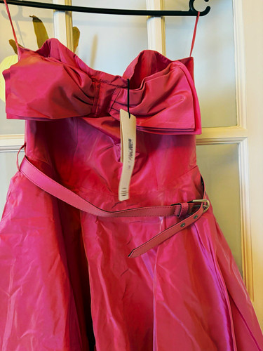 Vintage style pink strapless - pink,