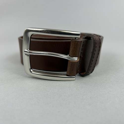 Brown leather jeans casual - leather,