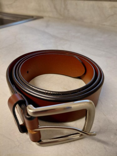 Genuine leather brown - genuine, belt
